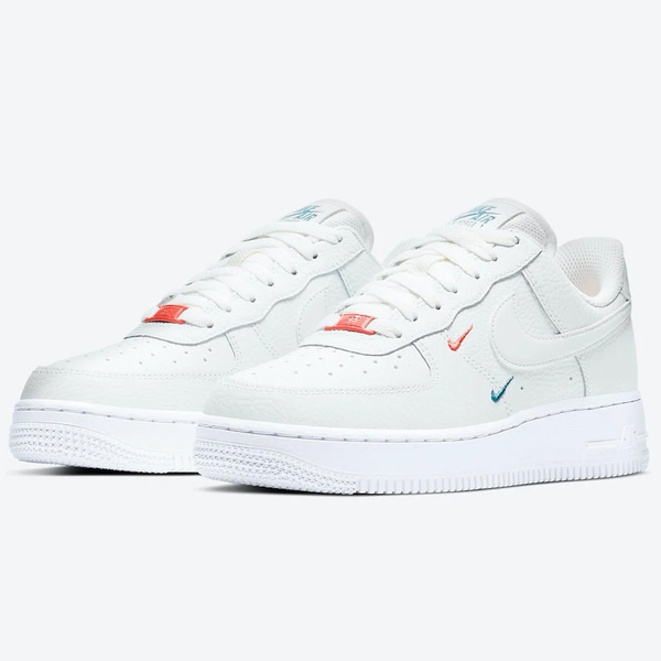 【現貨】NIKE Air Force 1 Low 女鞋 休閒 皮革 雙勾 邁阿密 白橙藍【運動世界】CT1989-101 product thumbnail 3