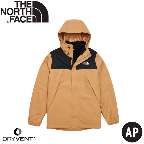 【The North Face 男 DV防水兩件式刷毛外套 AP《棕》】7W7T/兩件式/防水透氣/防風/登山