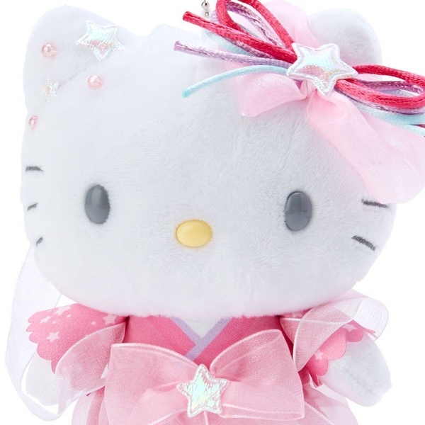 【震撼精品百貨】Hello Kitty_凱蒂貓~日本Sanrio三麗鷗 KITTY絨毛玩偶吊飾-七夕丹尼爾*49686/49756 product thumbnail 5