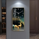 北歐輕奢裝飾鐘表掛鐘客廳現代簡約時鐘大氣...