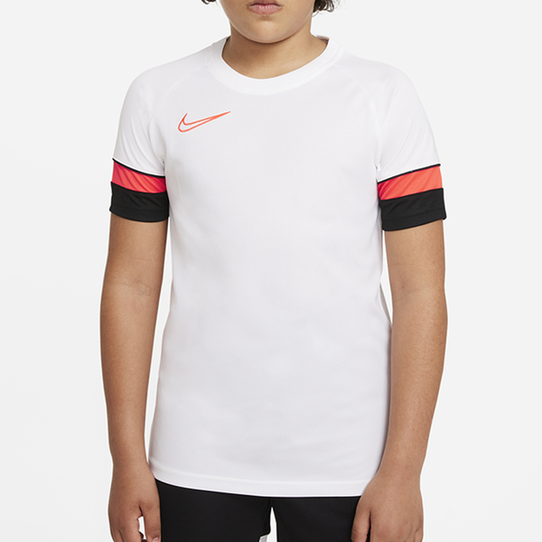 NIKE DRI-FIT ACADEMY 童裝 大童 短袖 足球 涼爽 網布 透氣 白【運動世界】CW6103-101