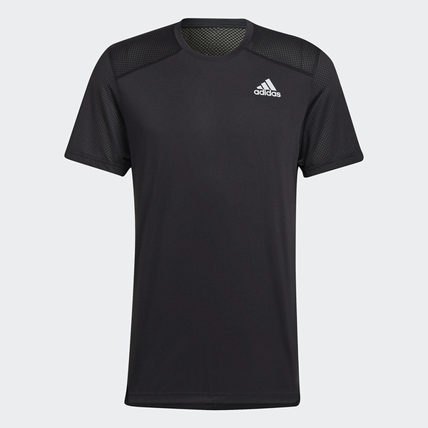 Adidas OTR Cooler Tee 男款 黑色 短袖上衣T恤 反光吸濕排汗 H59885【KAORACER】