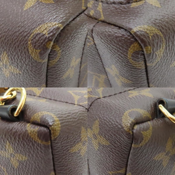 【二手名牌BRAND OFF】LOUIS VUITTON LV 路易威登 棕色 原花 PVC塗層帆布 Palm Springs Mini 後背包 M44873 product thumbnail 10