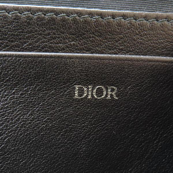 【二手名牌BRAND OFF】DIOR 米色 緹花帆布 Pouch with Strap 肩背包 銀扣 product thumbnail 6