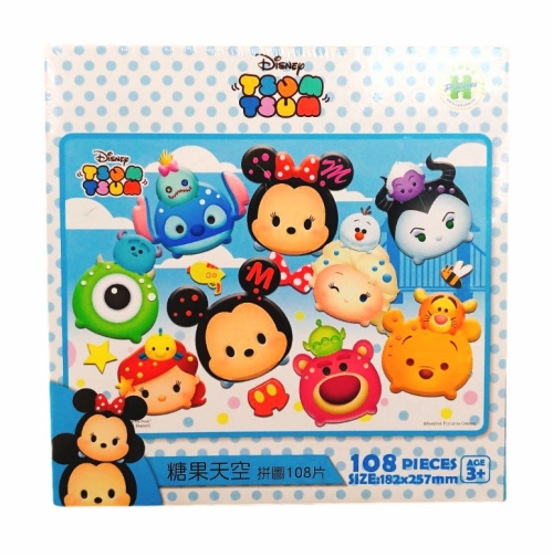 迪士尼Disney Tsum Tsum 糖果天空拼圖108片