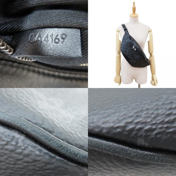 【二手名牌BRAND OFF】LOUIS VUITTON LV 路易威登 黑灰色 原花 PVC塗層帆布 Discovery Bum 胸包 M44336 product thumbnail 7