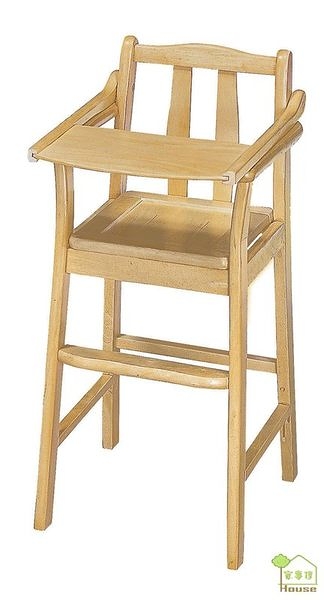 [ 家事達] TMT 寶寶實木椅/餐椅-木椅面 TAR-27