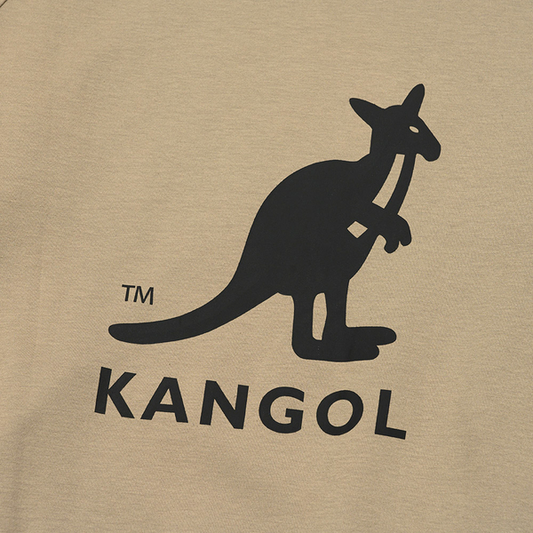 KANGOL 帽T 灰卡其 後背大LOGO 長袖 上衣 中性 男女 6255105230 product thumbnail 8