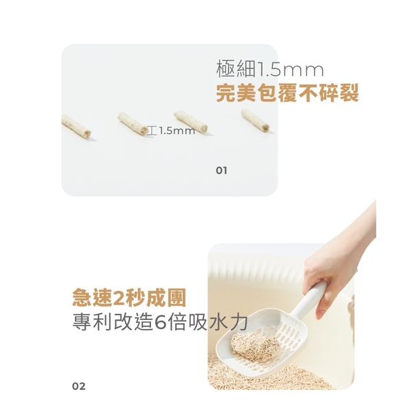 澳洲LOGIN 洛格 強效除臭稻殼貓砂1.5mm |2.5KG 除尿氨臭達99% 吸收力強 快速結團 貓砂 product thumbnail 8