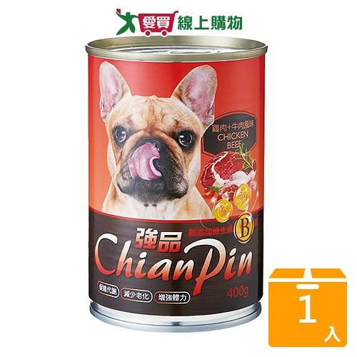 強品狗罐-雞肉+牛肉400g【愛買】