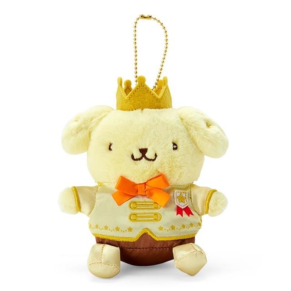 【震撼精品百貨】布丁狗 Pom Pom Purin ~日本SANRIO三麗鷗 布丁狗絨毛玩偶吊飾-國王的新衣*08266