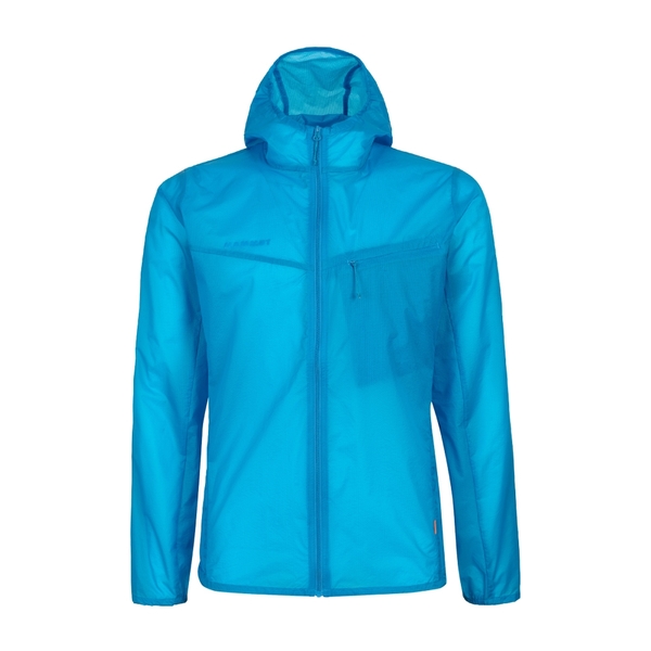 【MAMMUT 男 Convey WB Hooded Jacket AF 輕量防風外套《龍膽花》】1012-00190/薄外套 product thumbnail 2