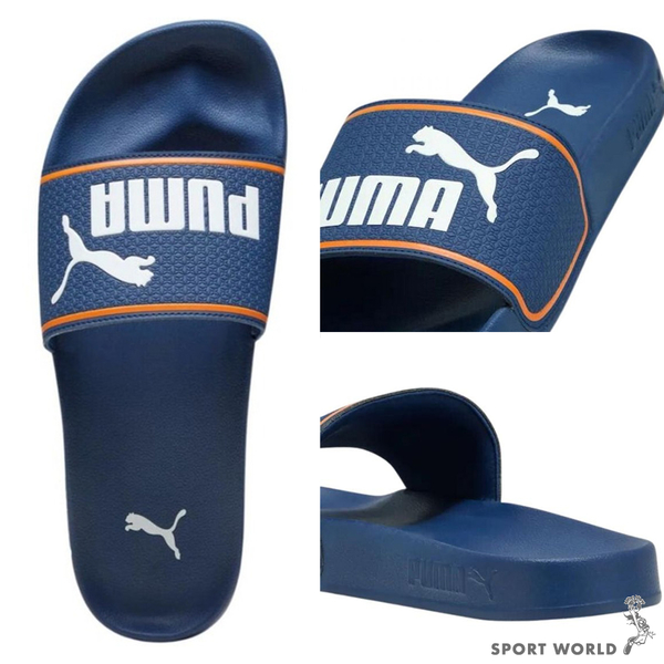 Puma 男鞋 女鞋 拖鞋 LEADCAT 2.0 藍/黑粉【運動世界】38413922/38413925 product thumbnail 4