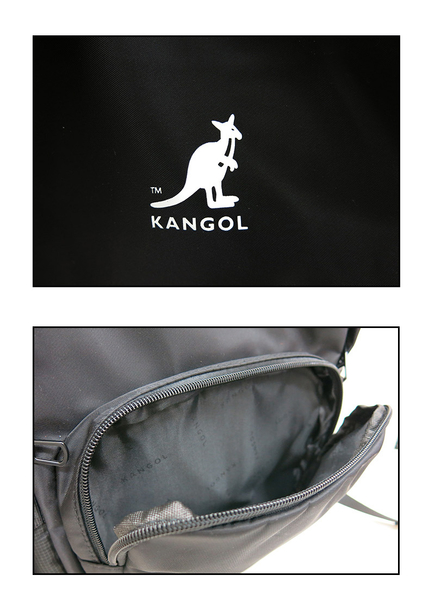 KANGOL 英國袋鼠 後背包 大容量 織帶大學包 雙肩包 63258746 得意時袋 product thumbnail 5