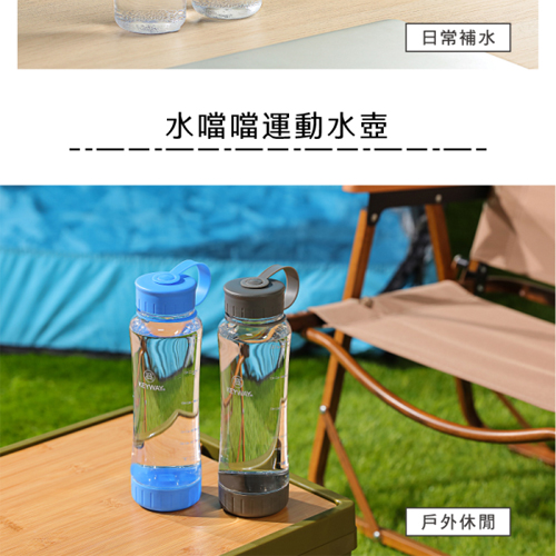 KEYWAY聯府 水噹噹運動水壺 P30650(650ml) 台灣製 有刻度 耐熱 水壺 水瓶 隨身瓶【愛買】 product thumbnail 4