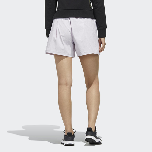 ADIDAS STYLE SHORTS 女裝 短褲 慢跑 訓練 側邊口袋 張鈞甯 淡紫【運動世界】FT2909 product thumbnail 4