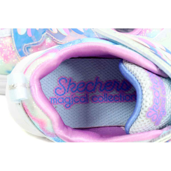 SKECHERS 運動鞋 電燈鞋 魔鬼氈 童鞋 藍紫/蝴蝶 303260LLBLV no748 product thumbnail 6