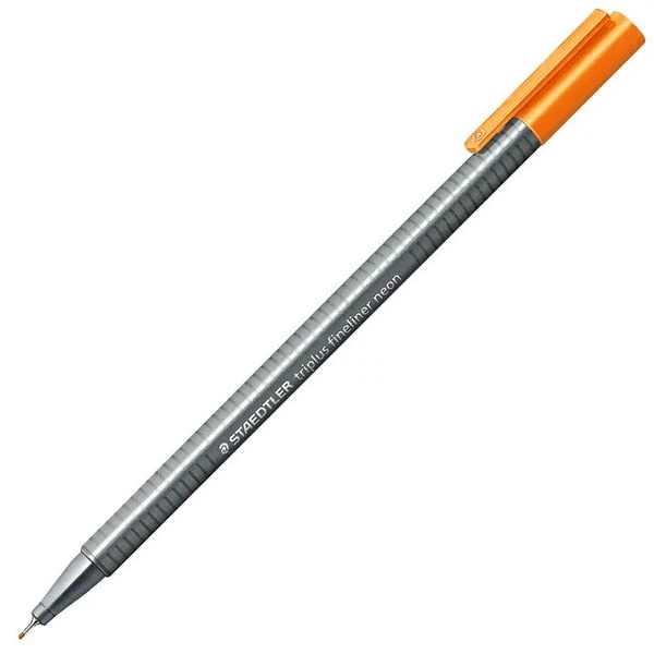 STAEDTLER 施德樓 三角書寫筆-螢光橘(0.3mm)