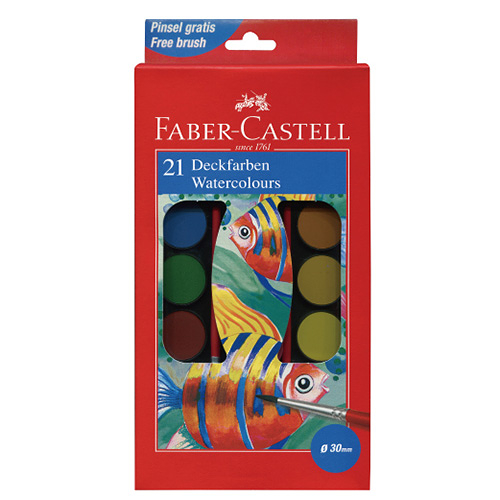 Faber-Castell 輝柏 水彩餅 21色 NO.125021