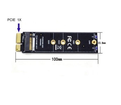 PCI-E 1X轉M.2 NVME SSD固態硬碟轉接卡 product thumbnail 2