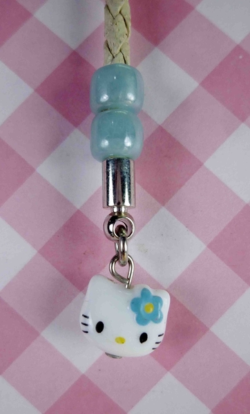 【震撼精品百貨】Hello Kitty 凱蒂貓~KITTY吊飾拉扣-藍