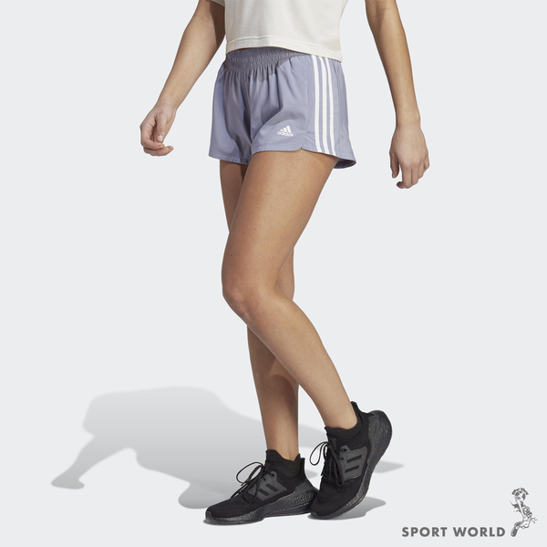 Adidas 女裝 短褲 黑/紫【運動世界】GH8146/IB8704 product thumbnail 8