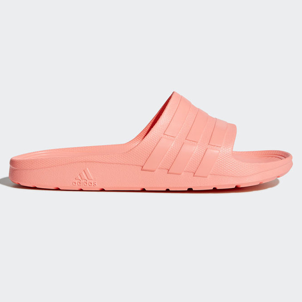 Adidas Adilette Duramo Slide 女鞋 拖鞋 休閒 防水 海灘 粉橘 【運動世界】CG2795 product thumbnail 4