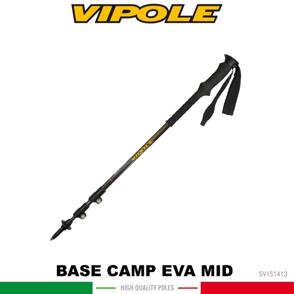 【VIPOLE 義大利 EVA MID 長握把雙快調登山杖《棕》】S-1413 /手杖/爬山/健行杖