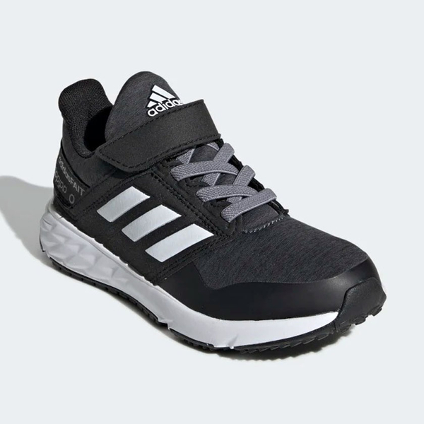 ADIDAS FORTAFAITO 童鞋 中童 休閒 魔鬼氈 透氣 輕量 舒適 黑 灰【運動世界】EE7309 product thumbnail 3