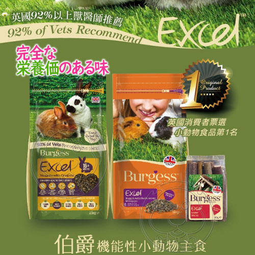 【培菓幸福寵物專營店】Burgess伯爵》機能性成兔飼料-2kg product thumbnail 4