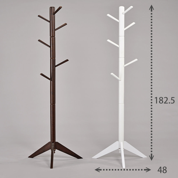 (品味玩家)實木衣帽架 時尚款式 衣櫃 六隻吊桿