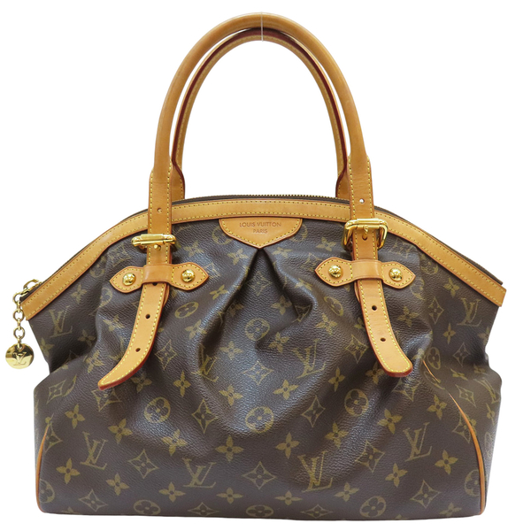 【二手名牌BRAND OFF】LOUIS VUITTON LV 路易威登 棕色 原花 PVC塗層帆布 Tivoli GM 手提包 M40144