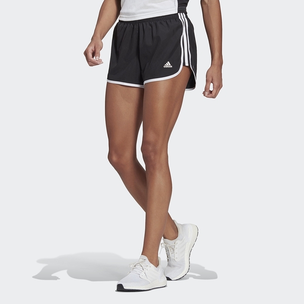 Adidas Marathon 20 女 短褲 慢跑 訓練 吸濕 排汗 反光細節 黑 GK5265 product thumbnail 3