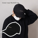 New Balance 帽子 Linear 男女款 黑 老帽 棒球帽 基本款 刺繡 百搭 【ACS】 LAH21100BK