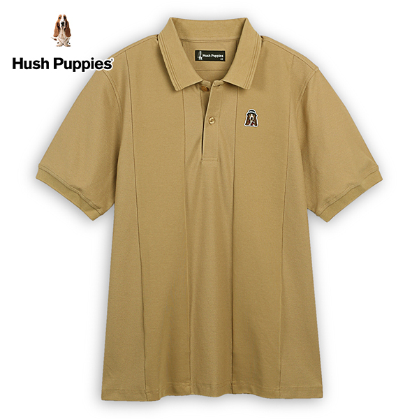 Hush Puppies POLO衫 男裝拼接花襯衫漁夫帽狗短袖POLO衫