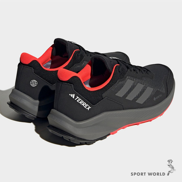 Adidas Terrex TrailRider GTX 男鞋 慢跑鞋 越野跑鞋 登山 防水 黑【運動世界】HQ1233 product thumbnail 4