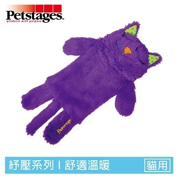 ☆御品小舖☆ 美國 Petstages 719 打呼貓造型暖暖包 寵物玩具 貓用歡樂磨牙寵物玩具
