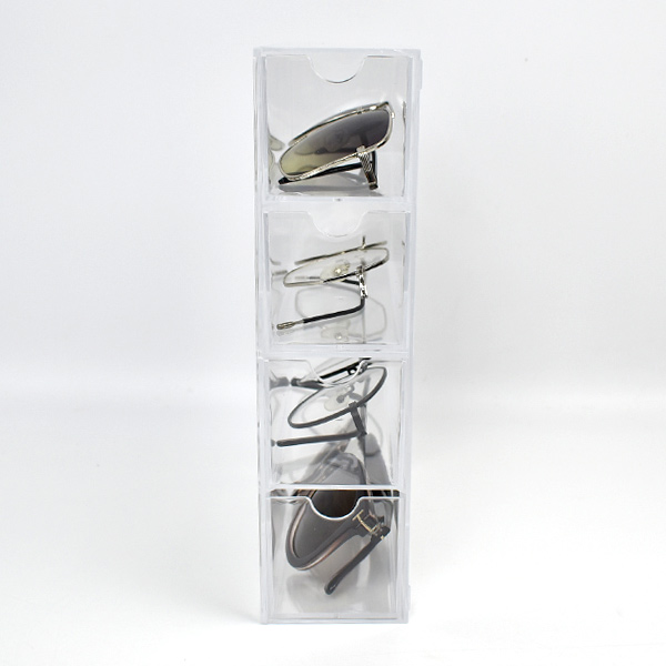 眼鏡收納盒 4格眼鏡透明盒【NAWA101】 product thumbnail 5