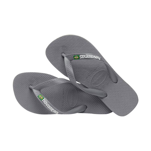 HAVAIANAS 哈瓦仕 人字拖 巴西國旗 灰 拖鞋 中性 41108505002U product thumbnail 2