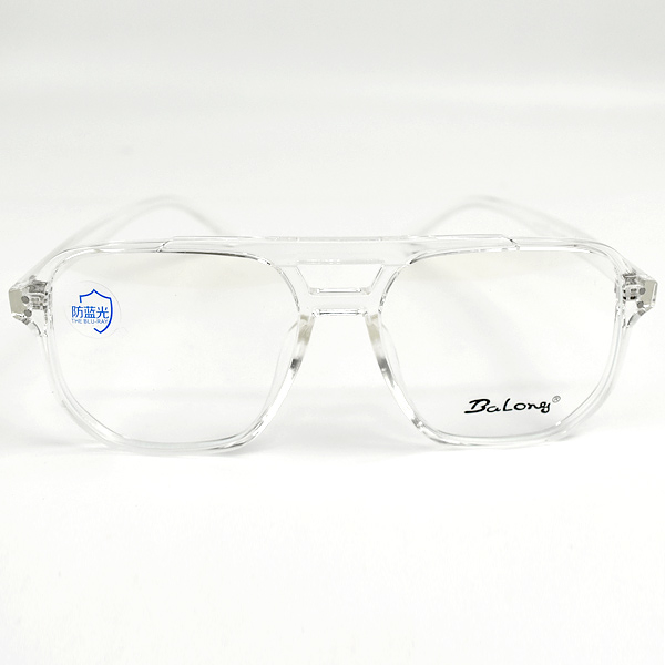 配眼鏡 復古透明防藍光鏡片 NYA87