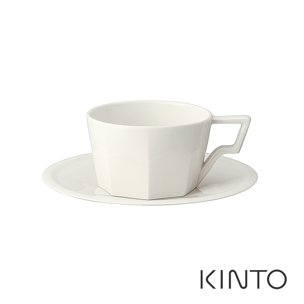 日本KINTO OCT八角咖啡杯盤組220ml《WUZ屋子》日本 KINTO 八角 咖啡杯 杯盤組