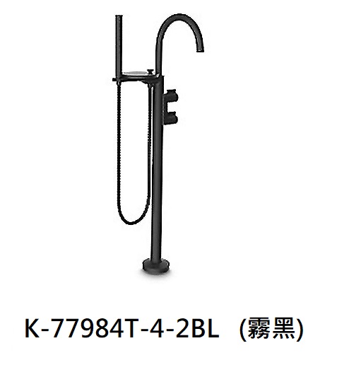 【麗室衛浴】美國 KOHLER Components 落地式浴缸花灑龍頭 (鉻) K-77984T-4-CP product thumbnail 6