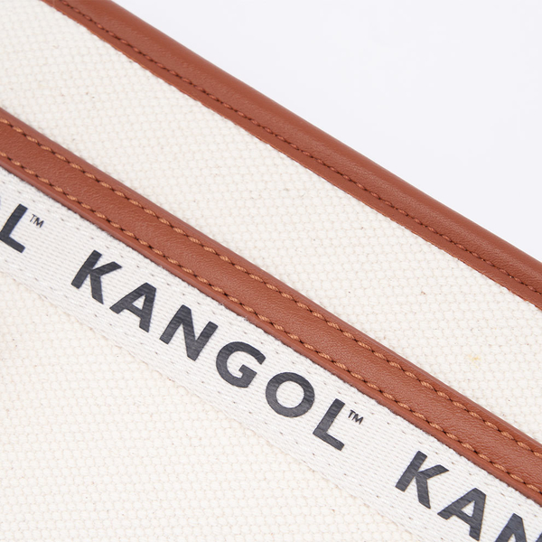 KANGOL 側背包 兩色 LOGO 帆布 皮革 手提包 包包 63251706- product thumbnail 8