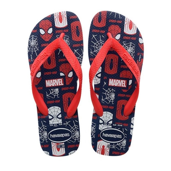 havaianas 哈瓦士 巴西人字拖 男款 Marvel Logomania 紅帶 涼鞋 拖鞋 夾腳拖【南風百貨】