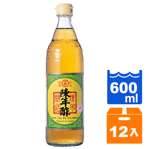 工研 陳年酢 600ml (12入)/箱【康鄰超市】