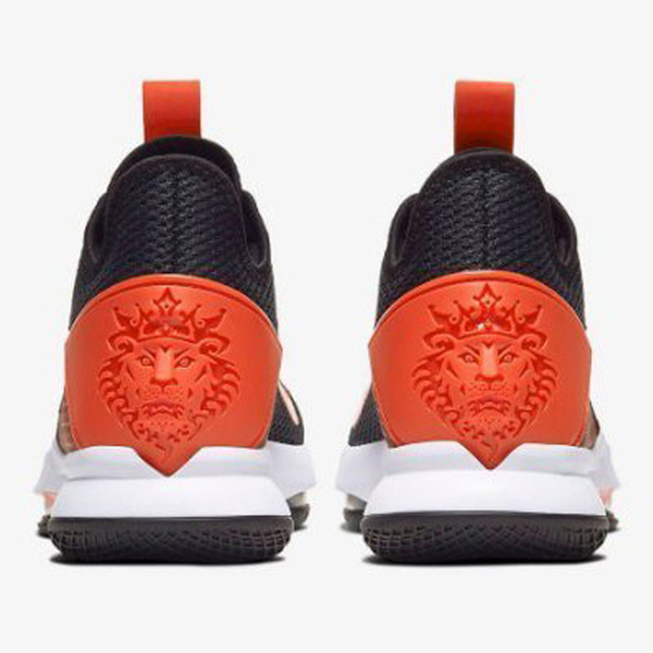 Nike LEBRON WITNESS IV EP XDR 男鞋 籃球 湖人 耐磨 黑橘【運動世界】CD0188-003 product thumbnail 4