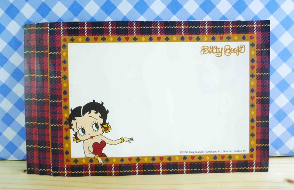 【震撼精品百貨】Betty Boop_貝蒂~信封-紅格框 product thumbnail 5