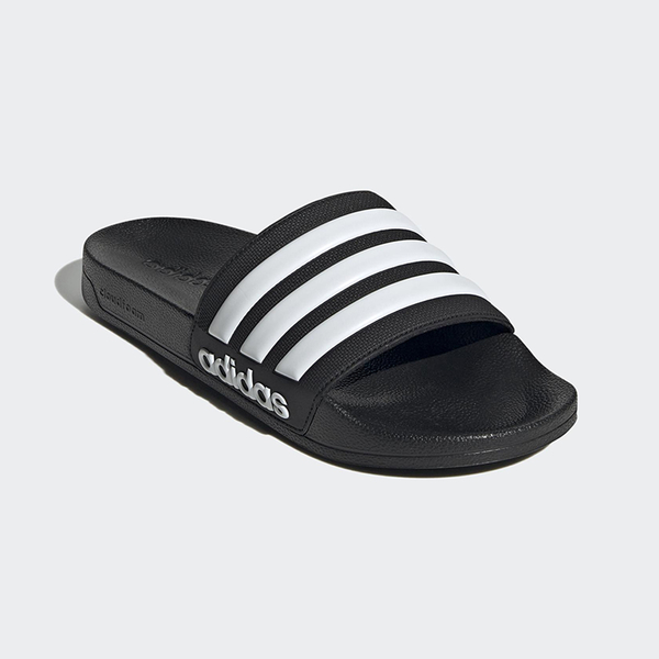 Adidas ADILETTE SHOWER 男鞋 女鞋 拖鞋 休閒 輕量 經典 黑 白【運動世界】GZ5922 product thumbnail 4