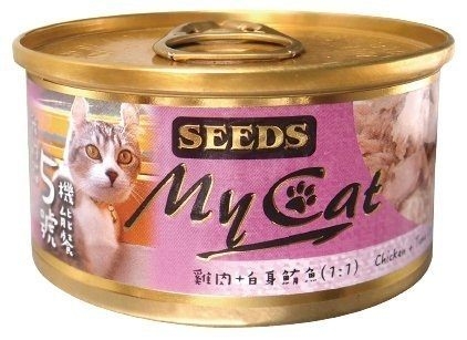 【單罐】SEEDS 惜時 聖萊西 My Cat我的貓機能餐 85g 貓罐頭『寵喵樂旗艦店』 product thumbnail 6