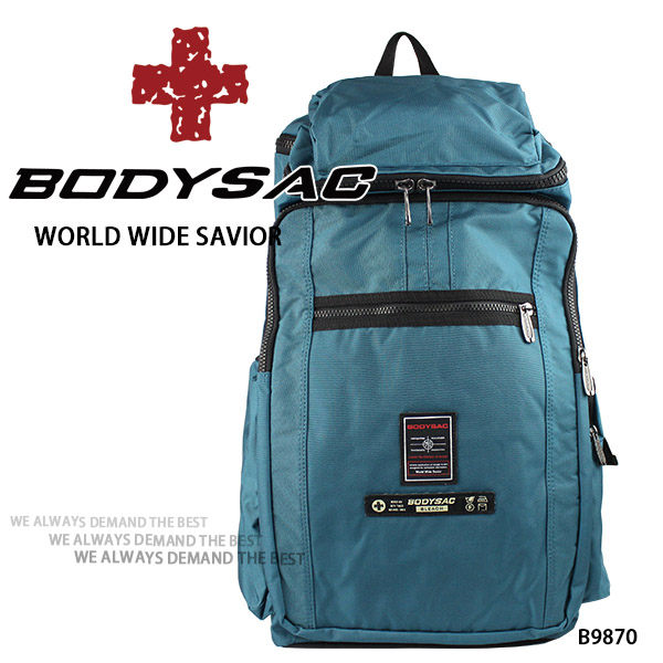 藍綠色 機能後背包採用耐磨素材 Ykk拉鍊 Aminah Bodysac B9870 Aminah Yahoo奇摩超級商城